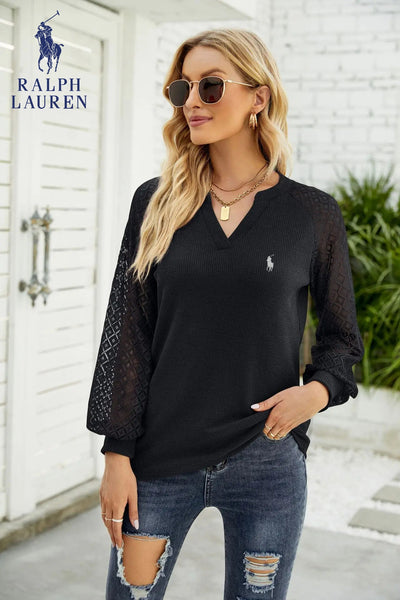 Elegant långärmad topp || UTFÖRSÄLJNING