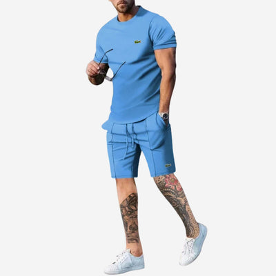 Avslappnat Set med T-shirt och Shorts - LAGERRÖJNINGSPRIS