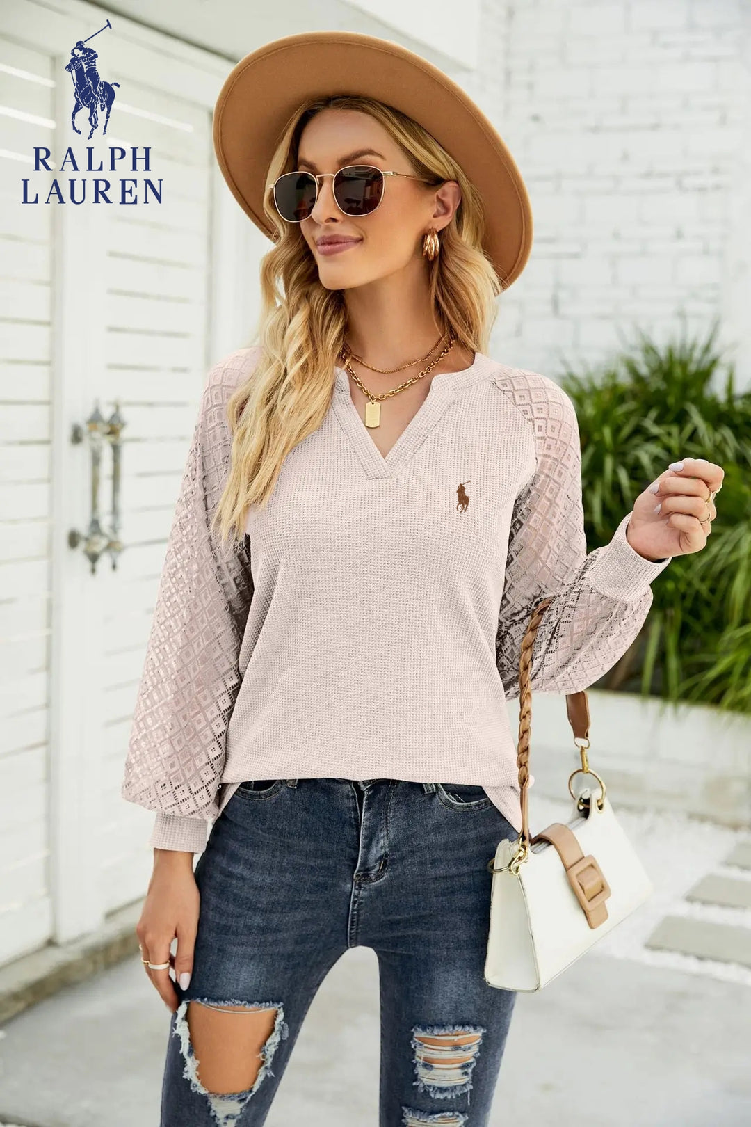 Elegant långärmad topp || UTFÖRSÄLJNING