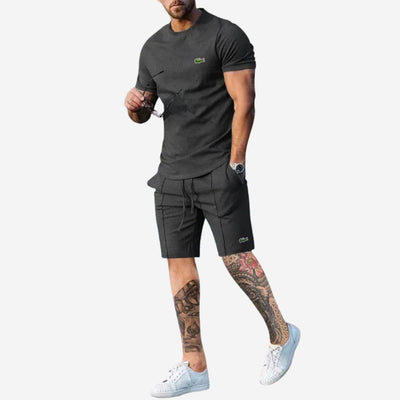 Avslappnat Set med T-shirt och Shorts - LAGERRÖJNINGSPRIS