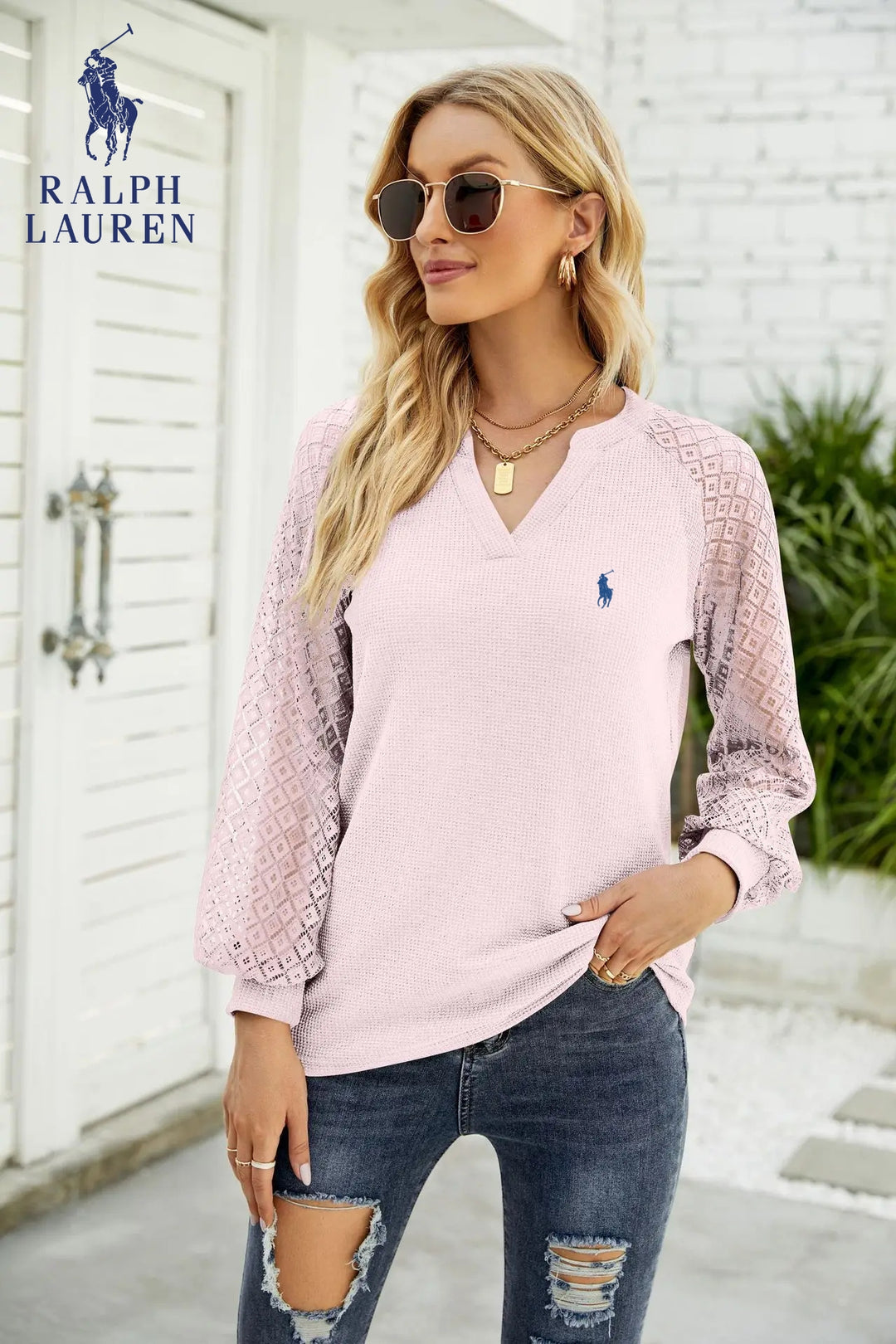 Elegant långärmad topp || UTFÖRSÄLJNING