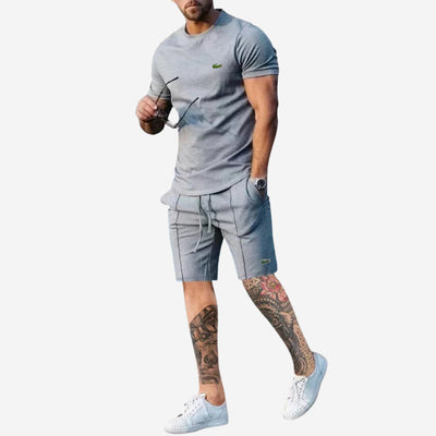 Avslappnat Set med T-shirt och Shorts - LAGERRÖJNINGSPRIS