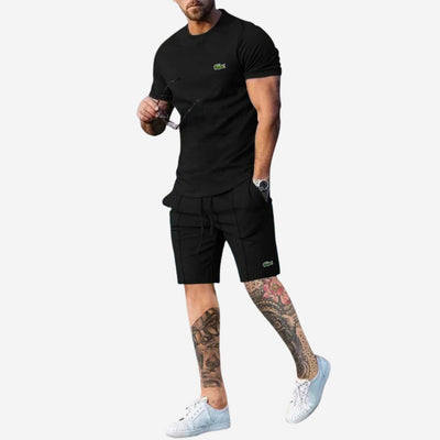 Avslappnat Set med T-shirt och Shorts - LAGERRÖJNINGSPRIS