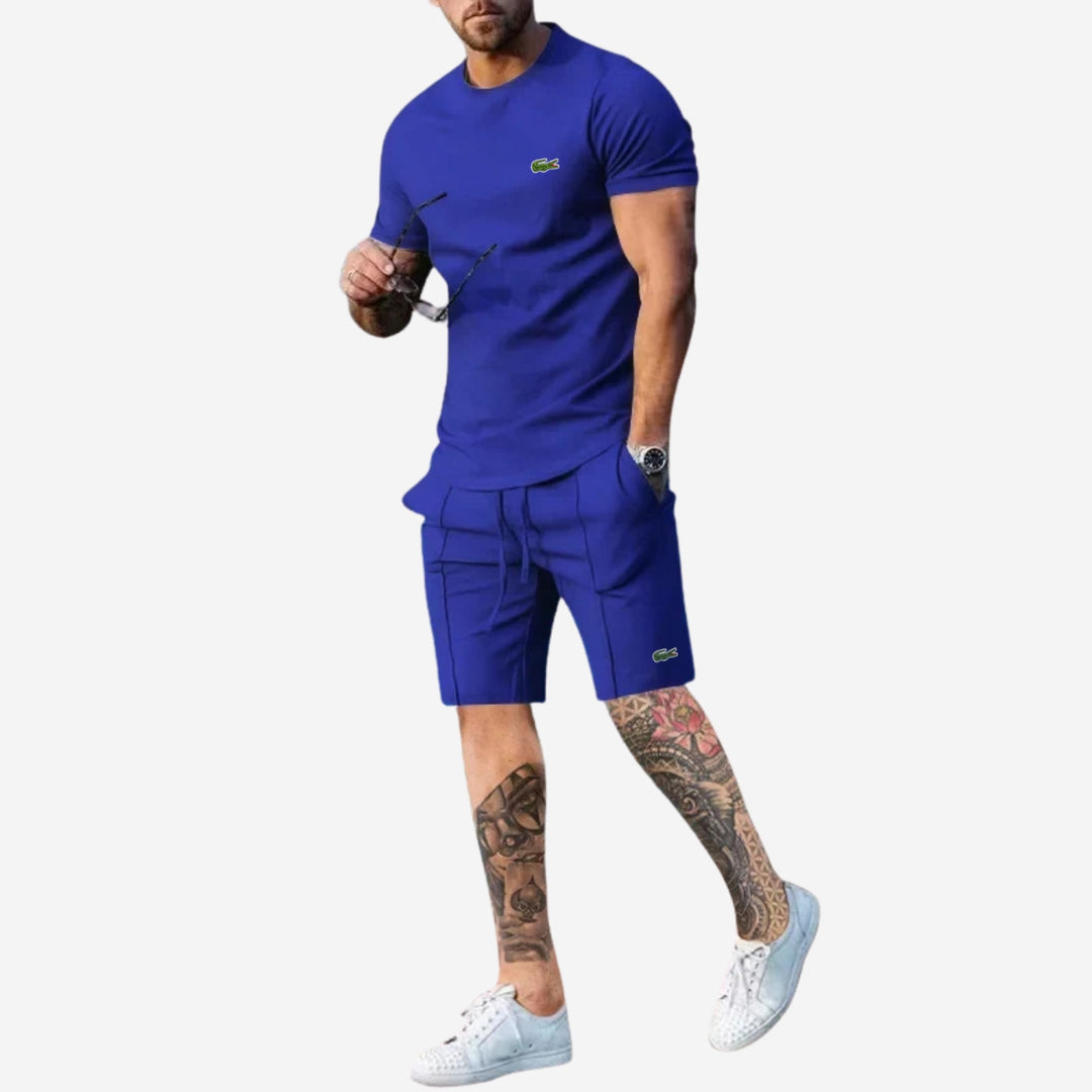 Avslappnat Set med T-shirt och Shorts - LAGERRÖJNINGSPRIS