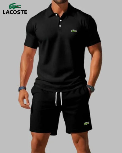 Avslappnat Sommarset - Pikétröja & Shorts