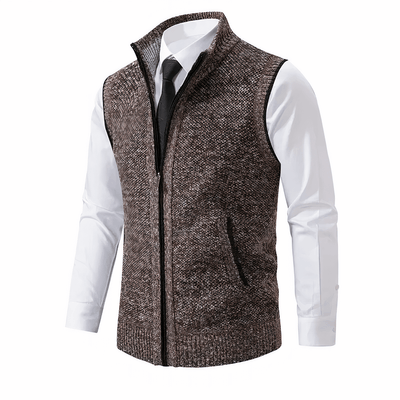Klassisk stickad cardigan för herrar – Stil & komfort