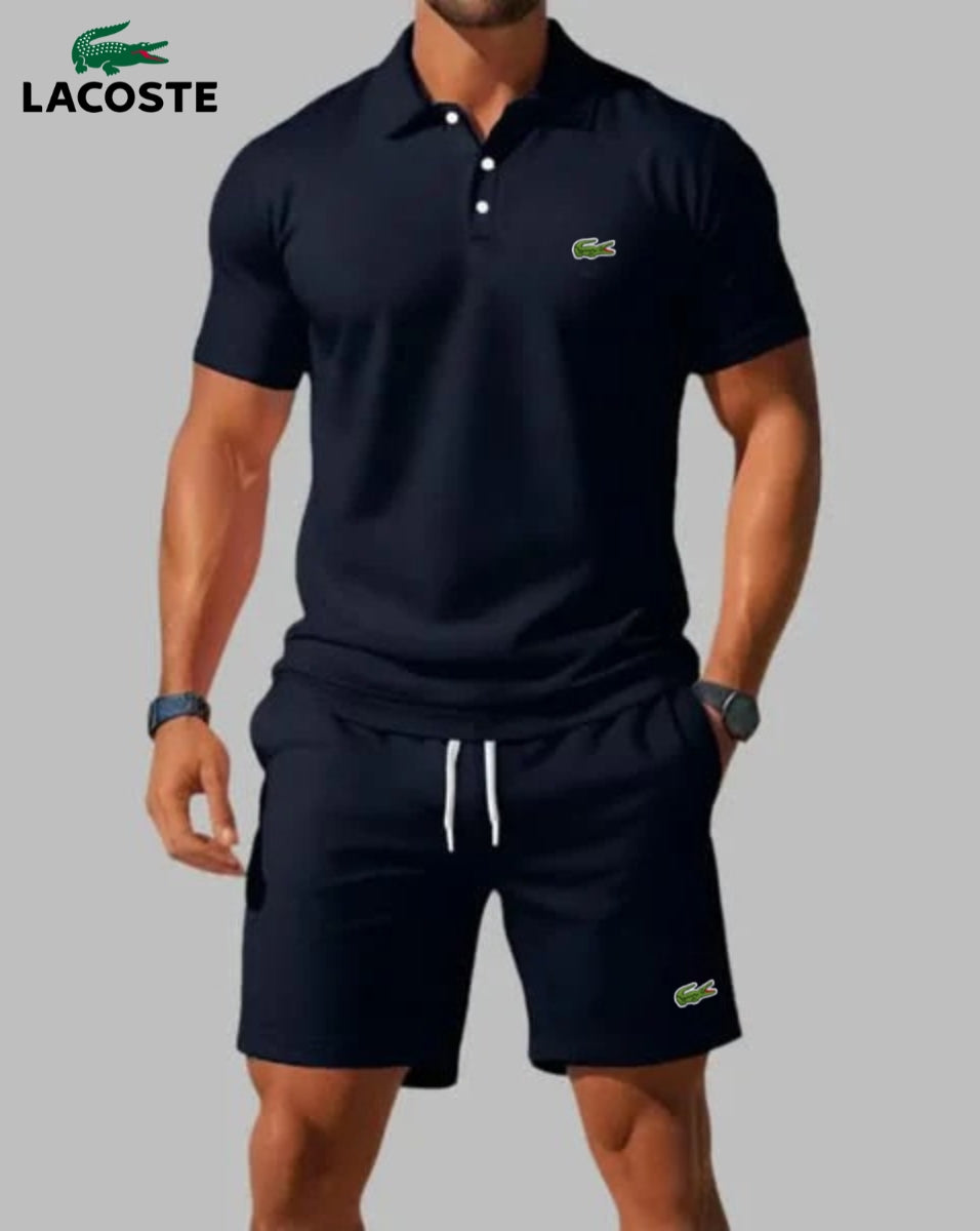 Avslappnat Sommarset - Pikétröja & Shorts