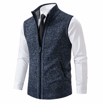 Klassisk stickad cardigan för herrar – Stil & komfort