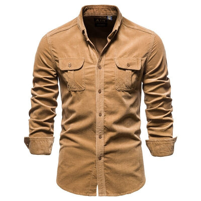 Lovidam™ Corduroy Skjorta För Män