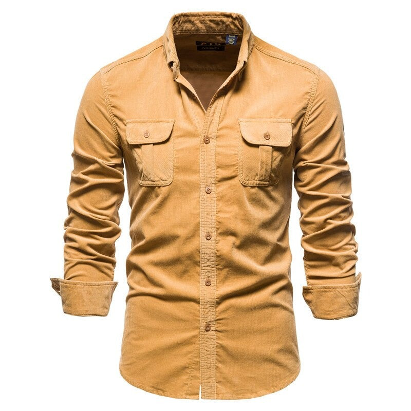 Lovidam™ Corduroy Skjorta För Män