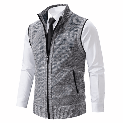 Klassisk stickad cardigan för herrar – Stil & komfort