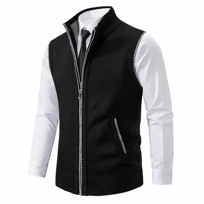 Klassisk stickad cardigan för herrar – Stil & komfort