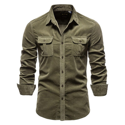 Lovidam™ Corduroy Skjorta För Män